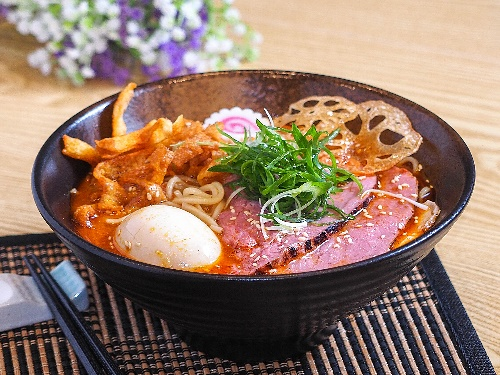 Photo of bowl of Spicy Miso Ramen in Ramen restaurant in South Yarra